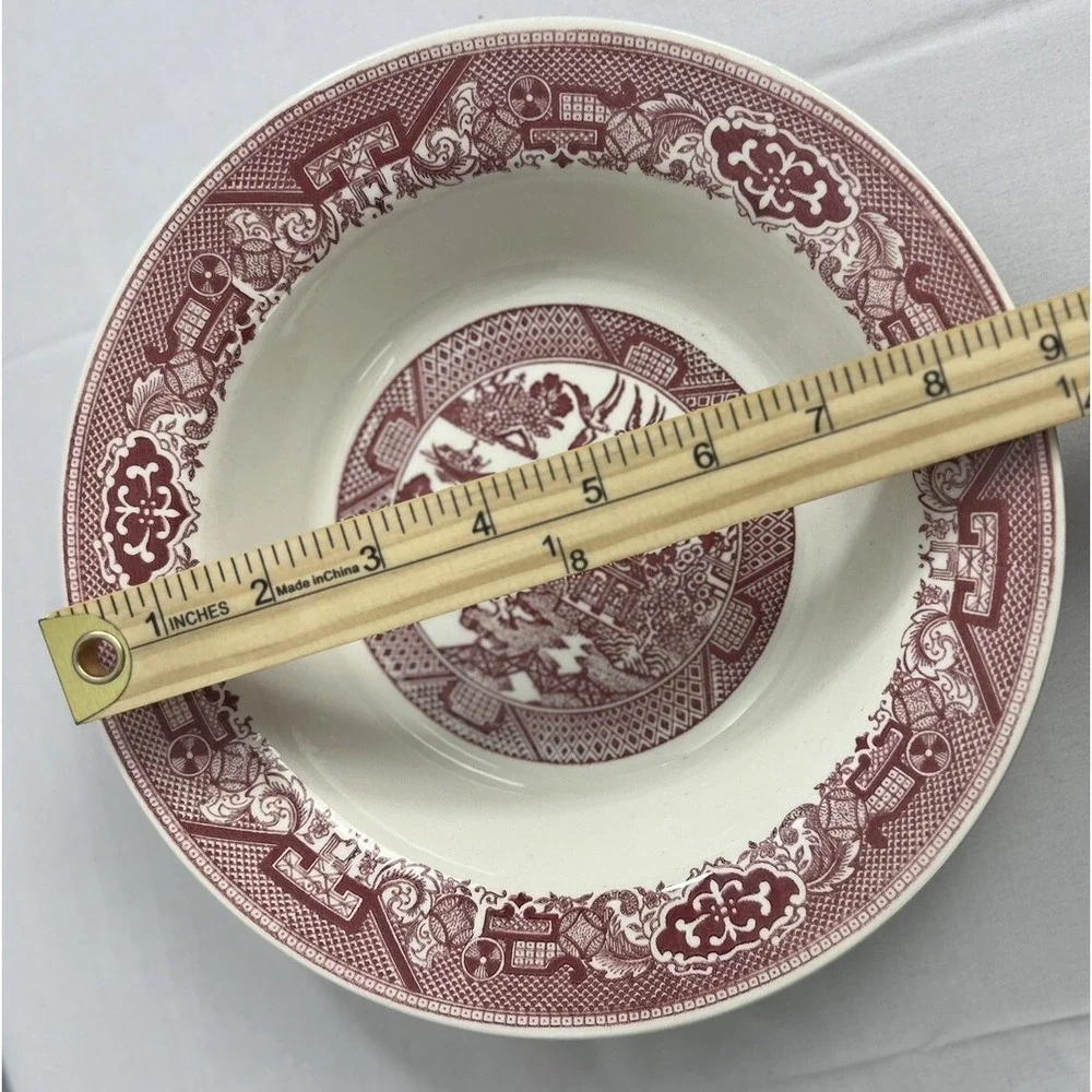 Vintage Red Willow Ware 9